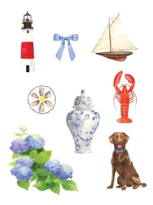 Coastal Charm Cards Set
