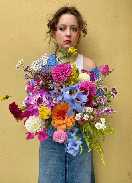 August - 'bright' bridal bouquet
