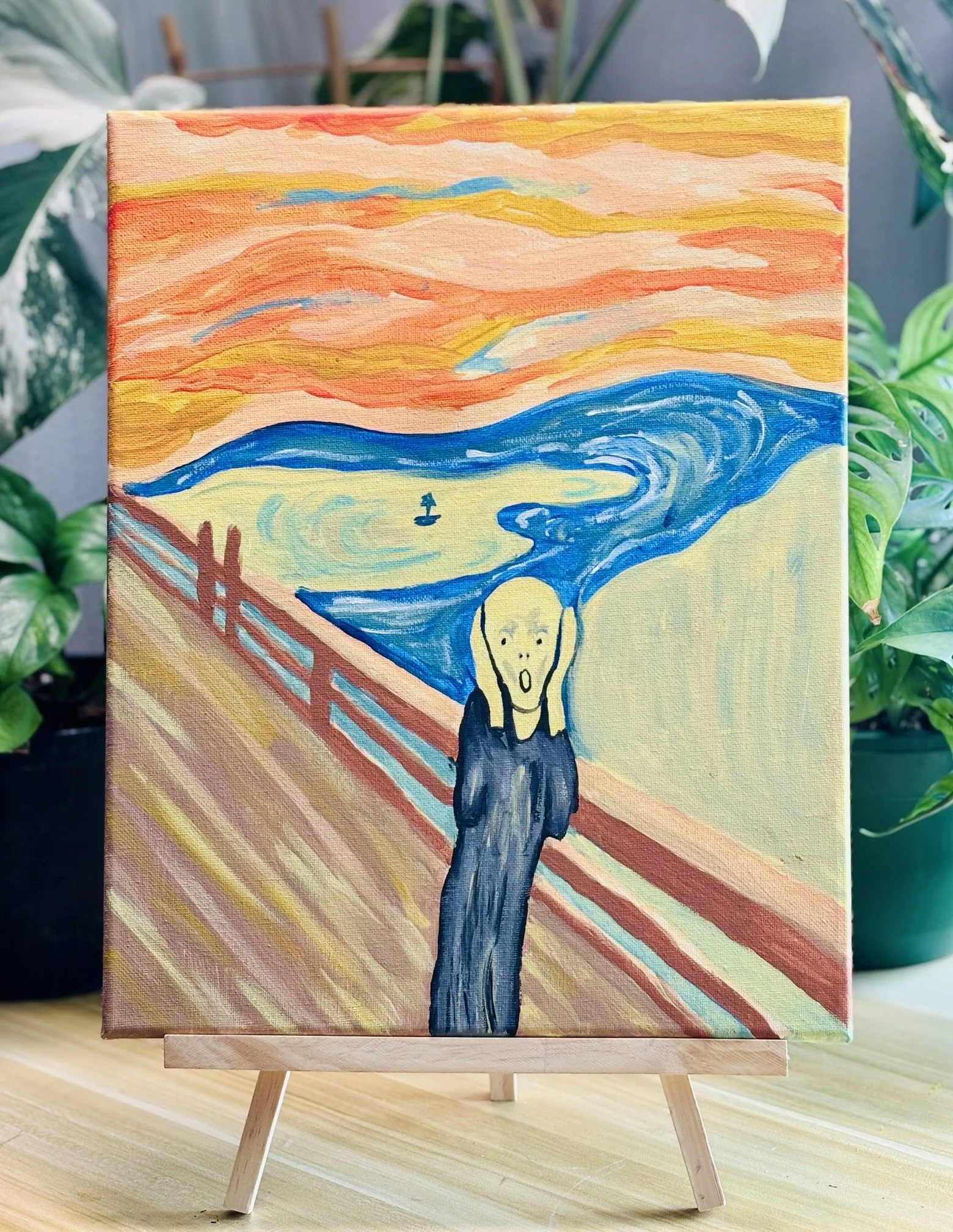 "The Scream" Canvas Painting - Carmelita's 9/27