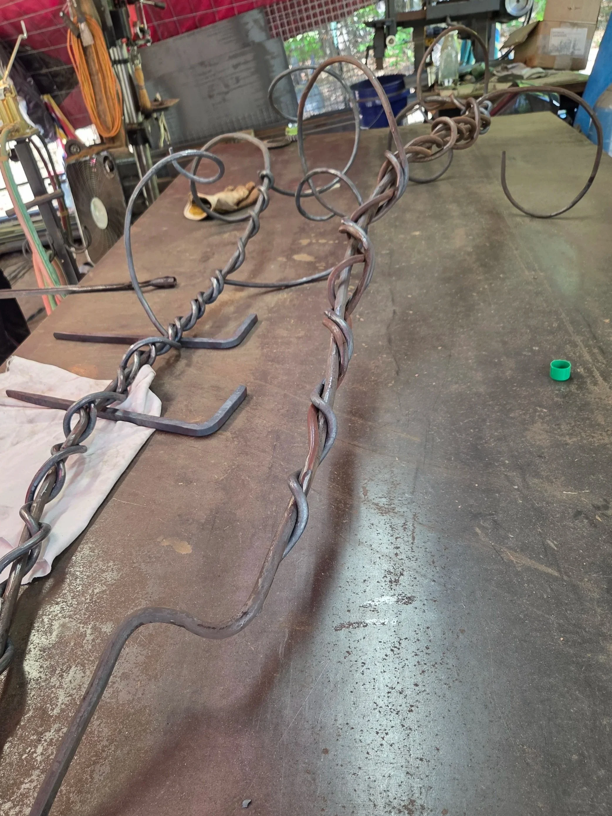 How the mess starts to form a shape