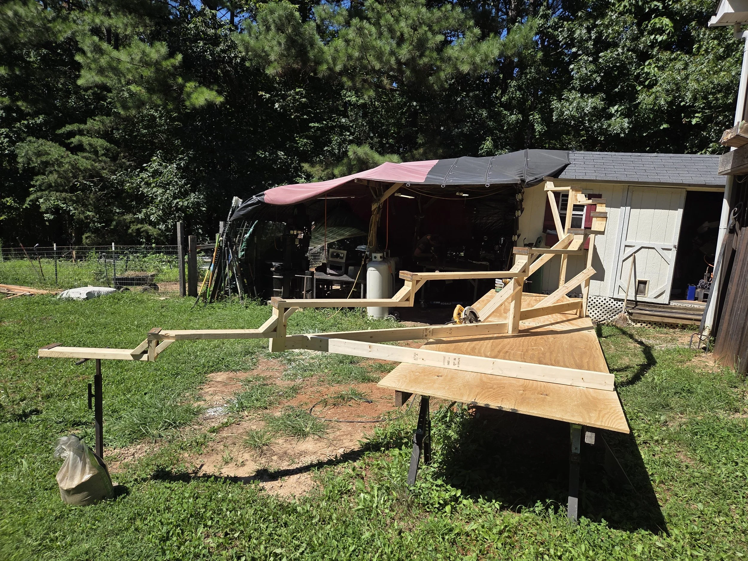 The mock up structure