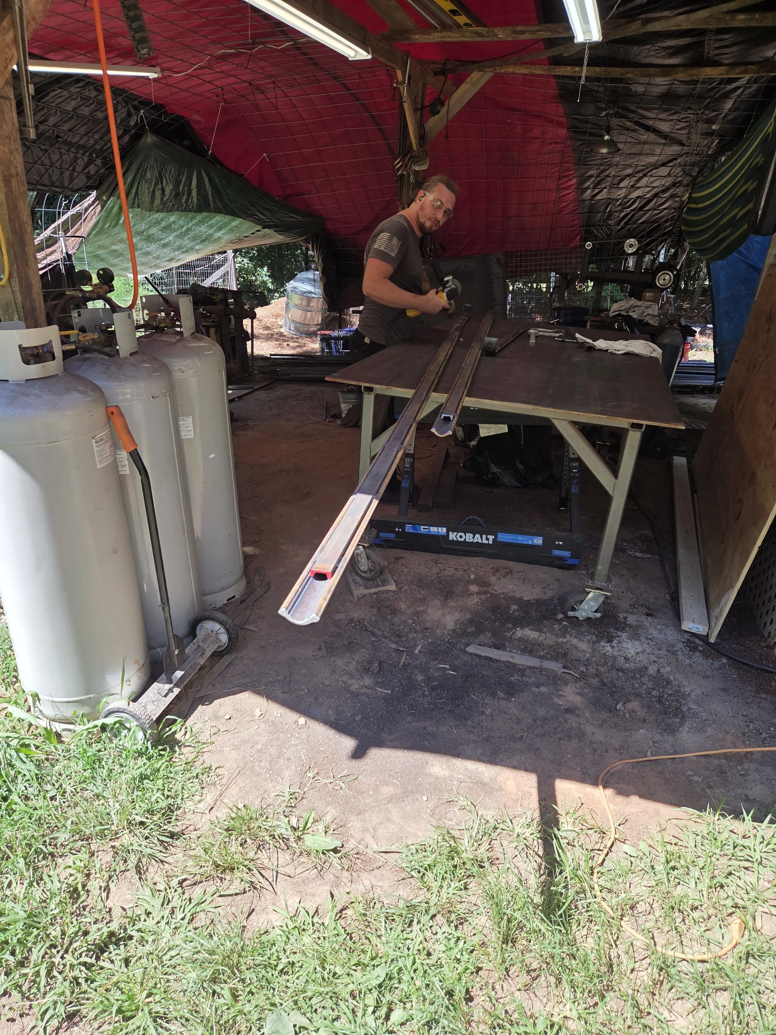 It starts with welding and creating a good grip