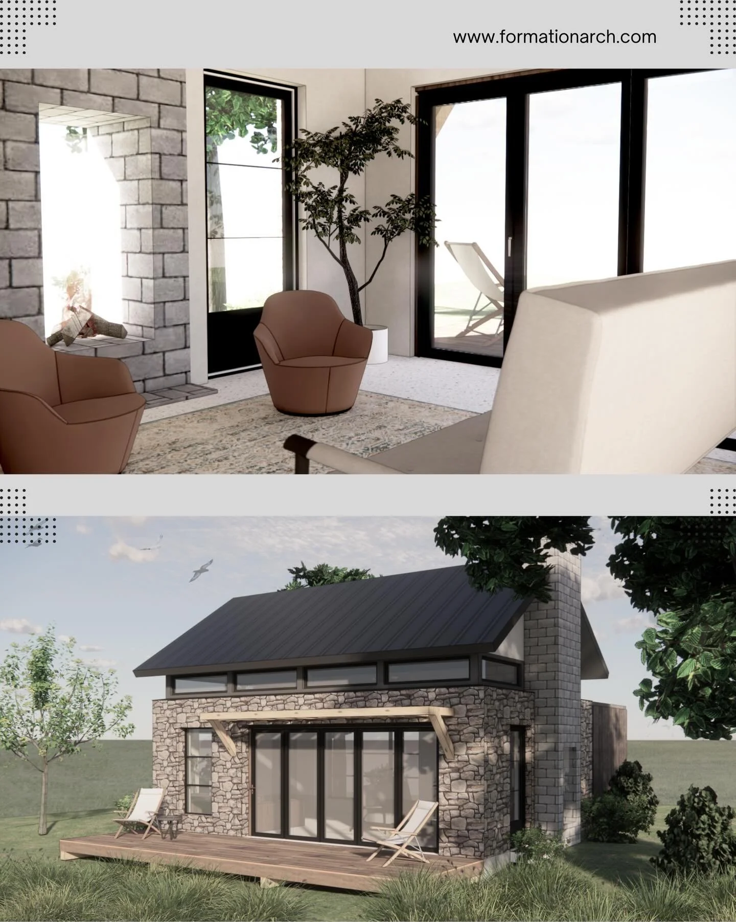 Transforming a timeless cottage into a refined vacation retreat. 

Located on Old Mission Peninsula, we are reimagining a late 1800s&ndash;early 1900s stone cottage with a focus on warmth, simplicity, and connection to its surroundings. Original ston