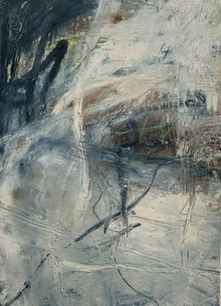 Lisa McGavock, DevelopThe In, 10”x14”, oil and wax on paper, 2020