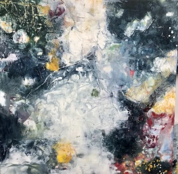 Woolley, MoreThanYouBargainedFor, 36×36, encaustic,2020