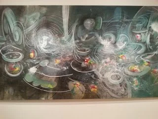 Hundertwasser knows about circles and spirals and intense color.