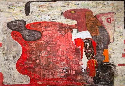 Wild Thing-You Make My Heart Sing     50 x72    oil on wood     2013
