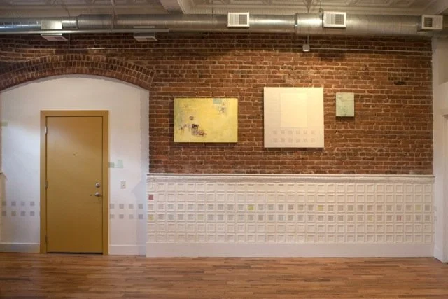 Lisa Pressman and Krista Svalbonas: encaustic, pastel, graphite installation