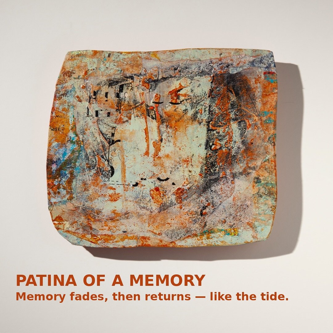 Patina of a Memory
This piece holds traces of what was&mdash;scraped, layered, burned, and brought back. Memory doesn&rsquo;t stay still. It shifts, fades, then returns.

⸻

#PatinaOfAMemory #LisaPressmanArt #MixedMedia #AbstractArt #ContemporaryArt 