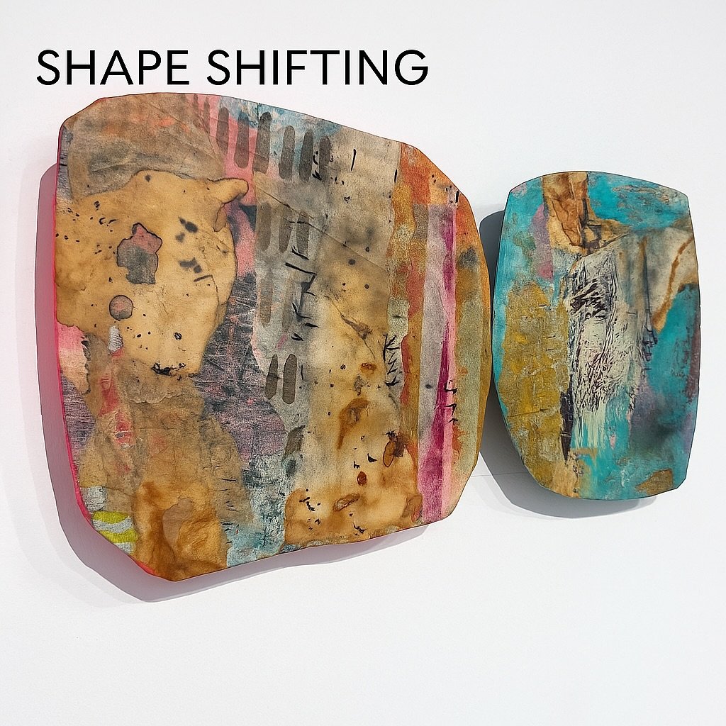 Thinking about these not just as individual forms, but as part of a relationship &mdash; how placement makes space, how new shapes emerge in the in-between. What happens when things sit close, but not quite touching?

#mixedmediaart #contemporaryscul