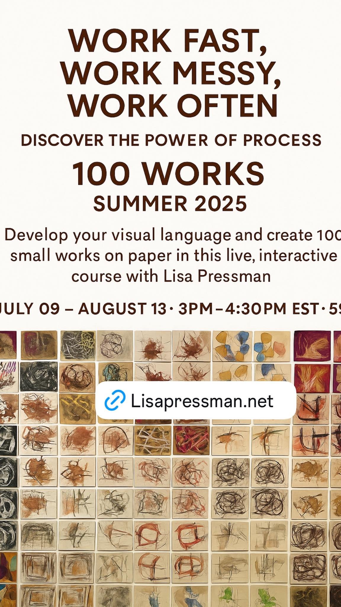 Coming up in July with a few spots left.