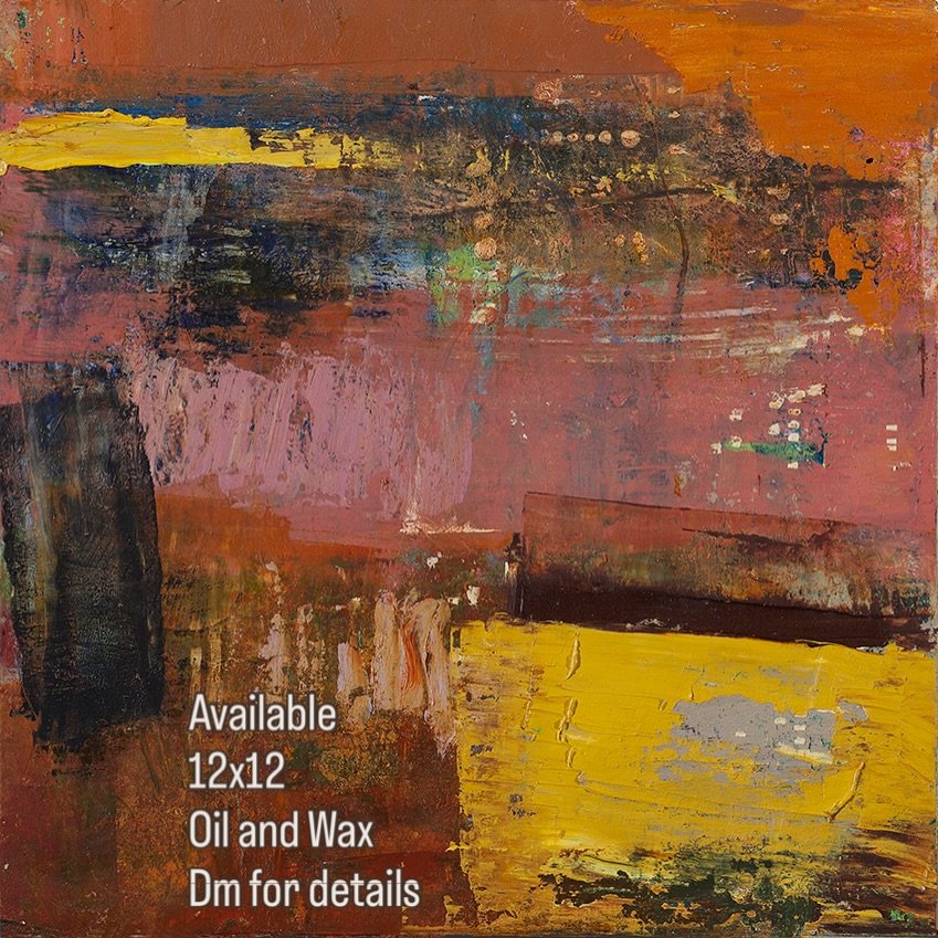 Mining
12 x 12 inches
Oil and cold wax on panel

I&rsquo;m clearing space in the studio.

This piece is part of a selection of  works, all previously shown and now available at studio pricing. If you&rsquo;ve followed my work for a while and wanted t