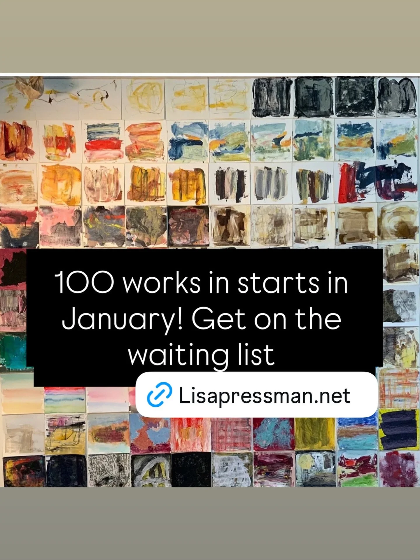 Motivating

100 WORKS returns this January!
If you&rsquo;ve been feeling stuck, craving momentum, or wanting to reconnect with your studio practice, this is the class that gets you moving again.
We&rsquo;ll experiment, explore, and evolve together th