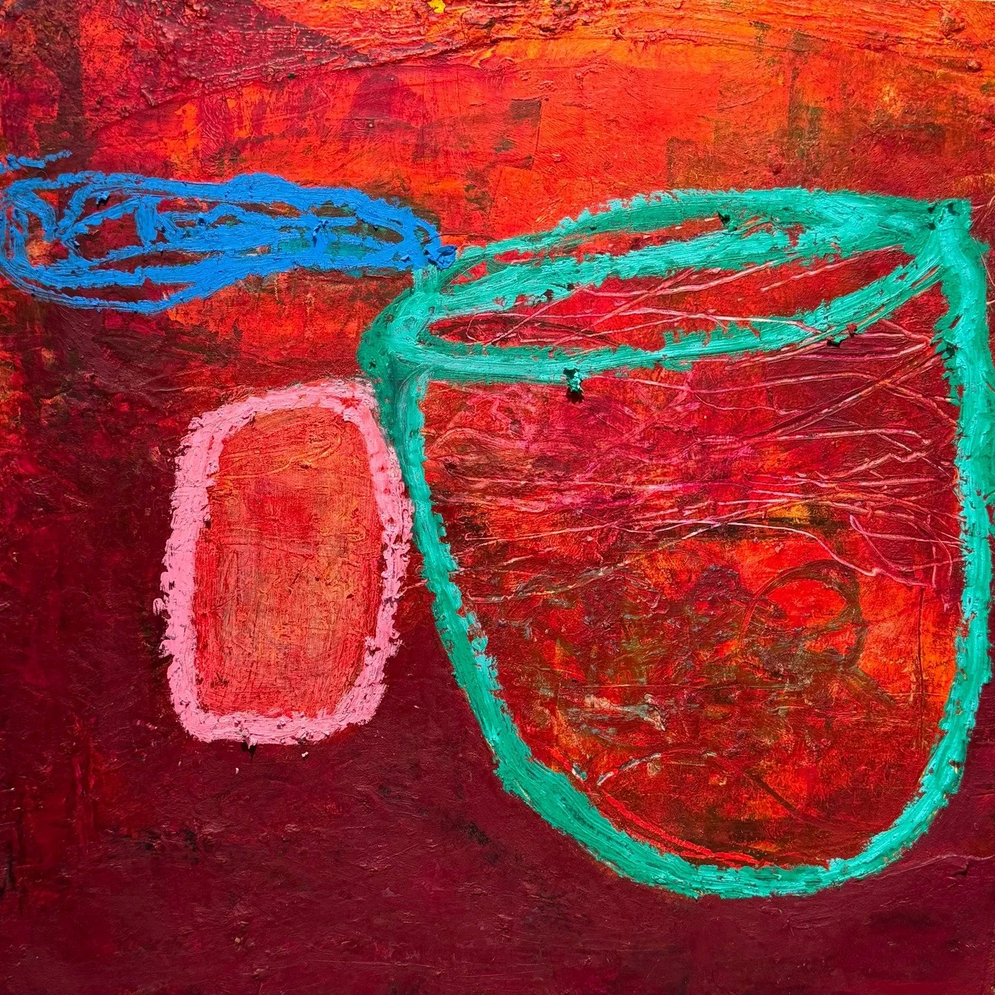 Studio note to self:
Nothing terrible is at stake.
I&rsquo;m not making bombs. (quote by Jake Grossberg)
The work doesn&rsquo;t need to be smart&mdash;just honest.
Stop negotiating.
Get back into the hands.
Make. Respond. Keep going.
This is what I t