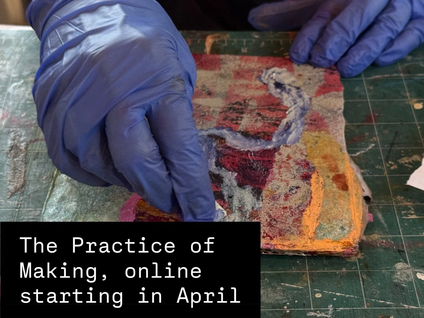 Inspired by the incredible work in Oaxaca seeing a weaver, papermaker and potter I have an even greater respect for making .
A spin on my 100 works is now called 
The Practice of Making. It starts in April for 5 classes live.

https://www.lisapressma