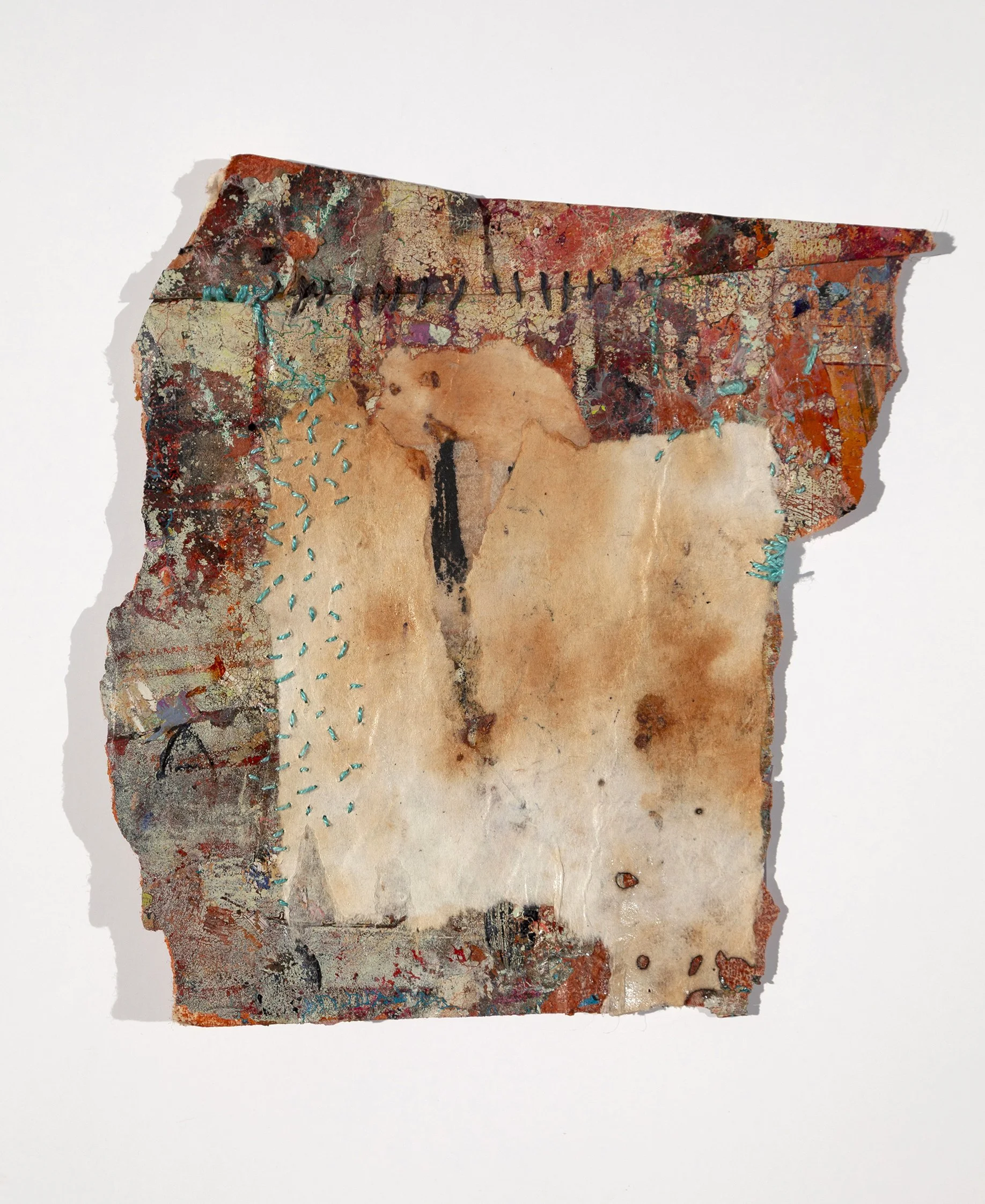 Bearing Witness, Mixed media on paper 8.5” x 7.5”
