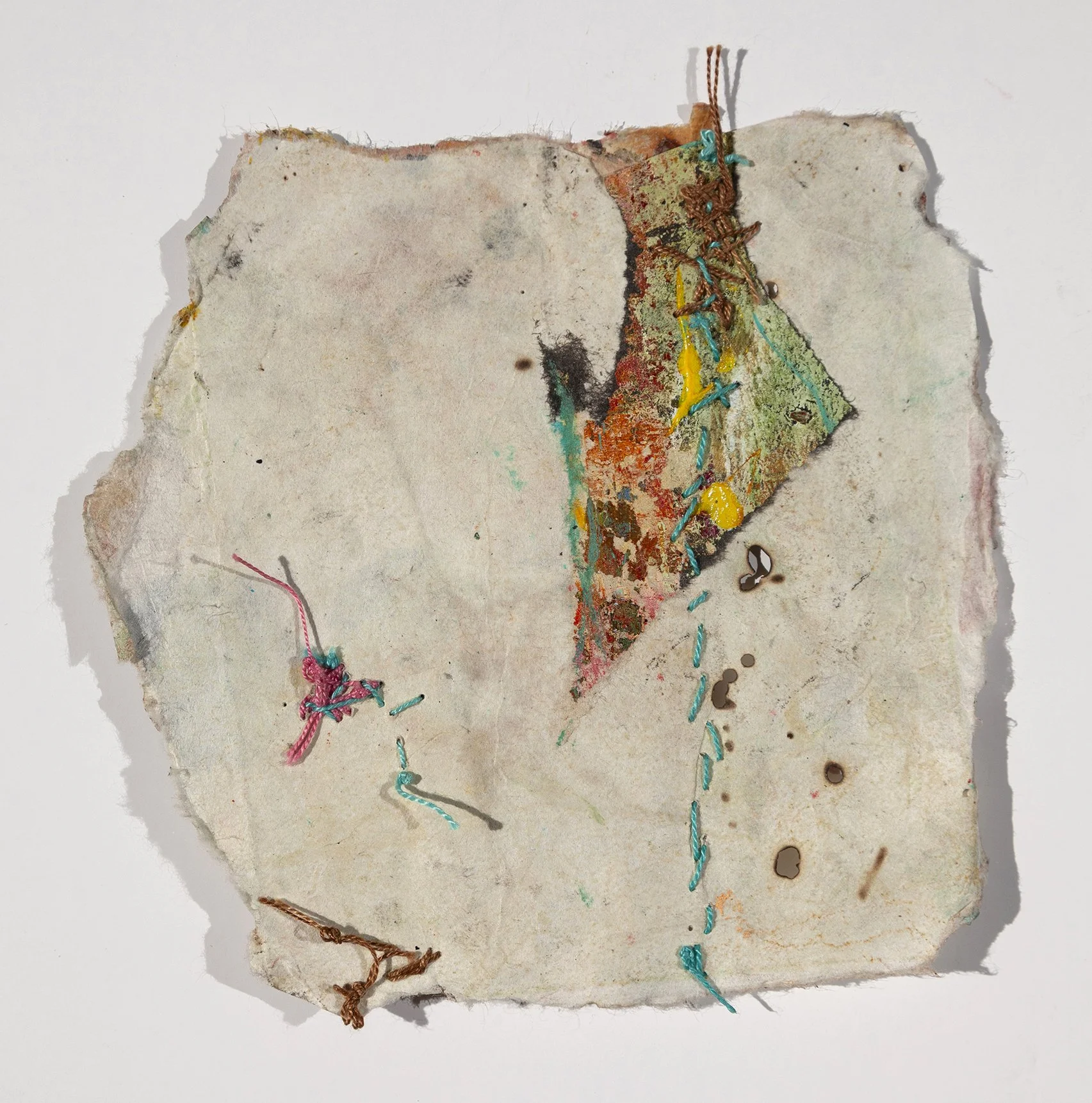 Internal Seam Mixed media on paper 6” x 6.5”