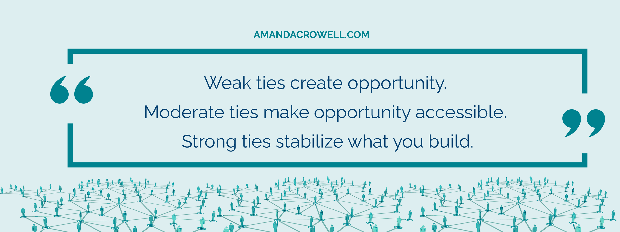 weak ties vs strong ties in networking