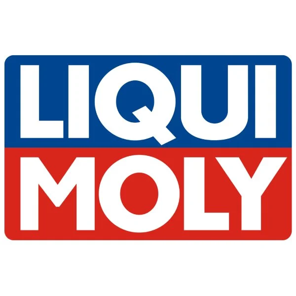 Liqui Moly logo with blue and red background and white text
