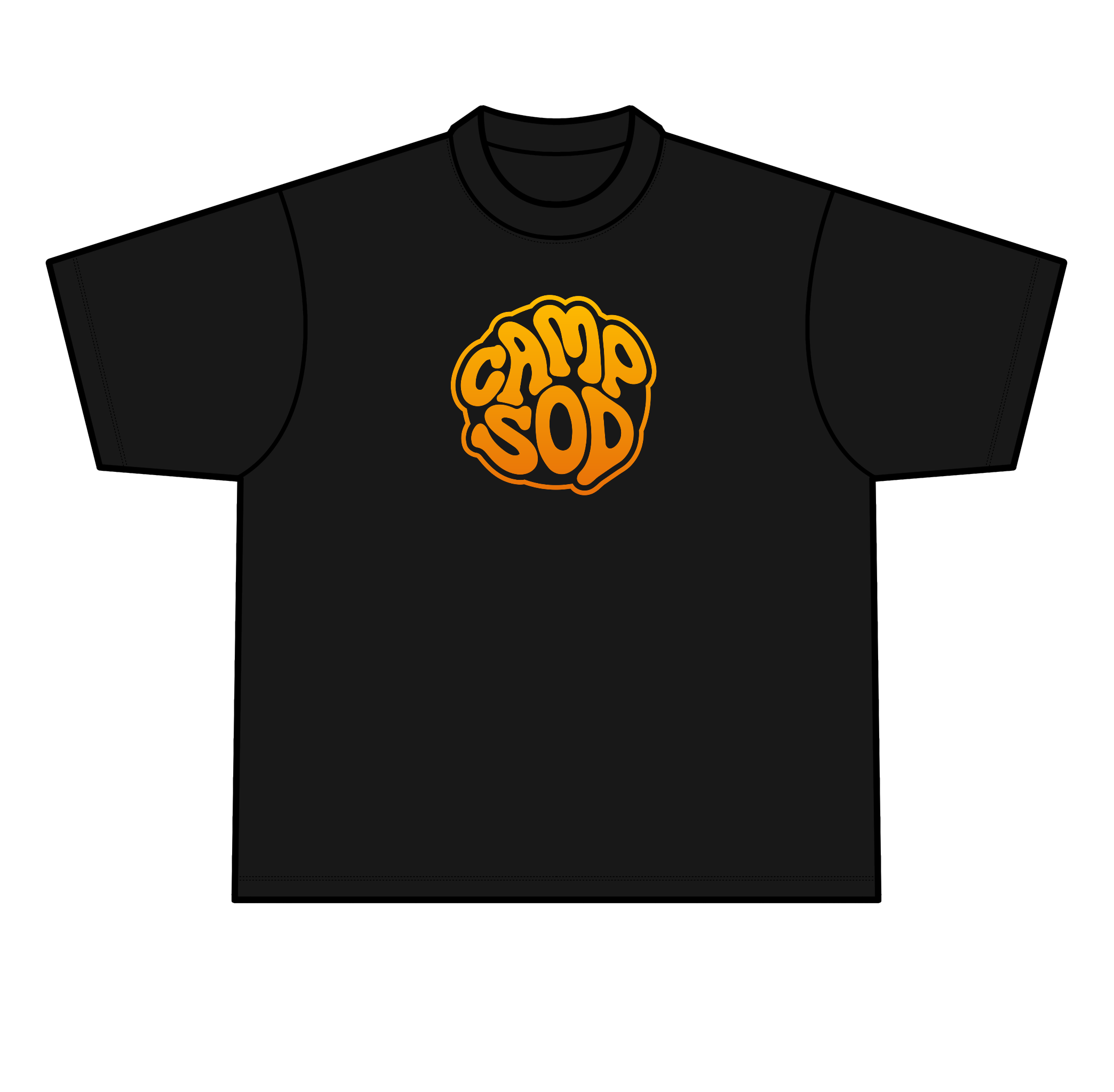 Line up tee black front.PNG