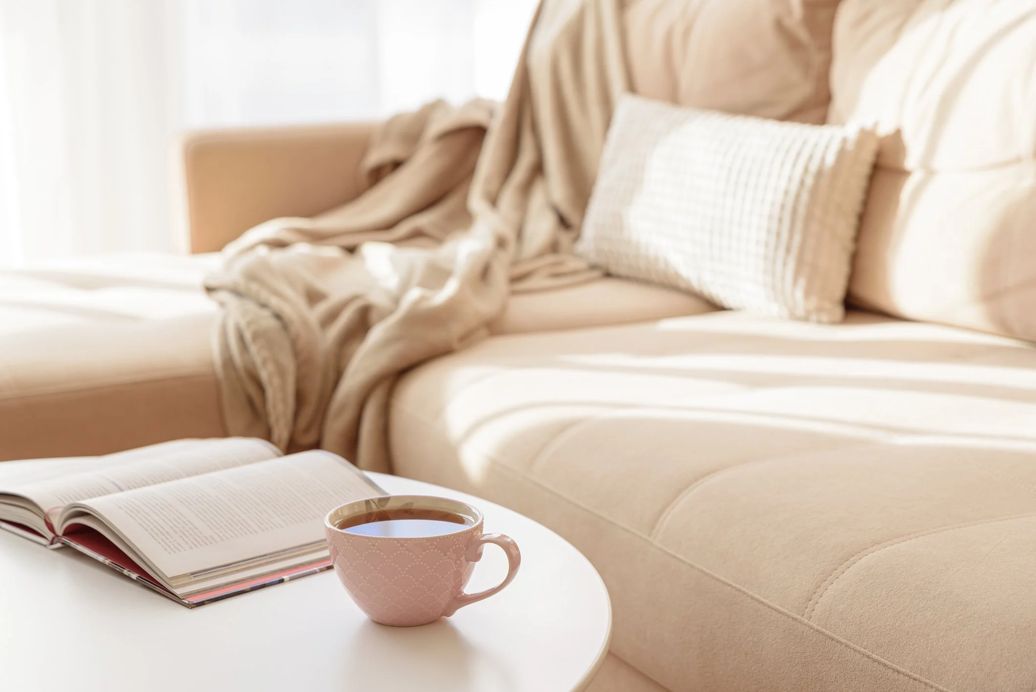 ozy therapy space with warm natural light - representing the safe, welcoming environment at Resilience Counselling and Consulting in Calgary, AB where women heal from trauma and anxiety