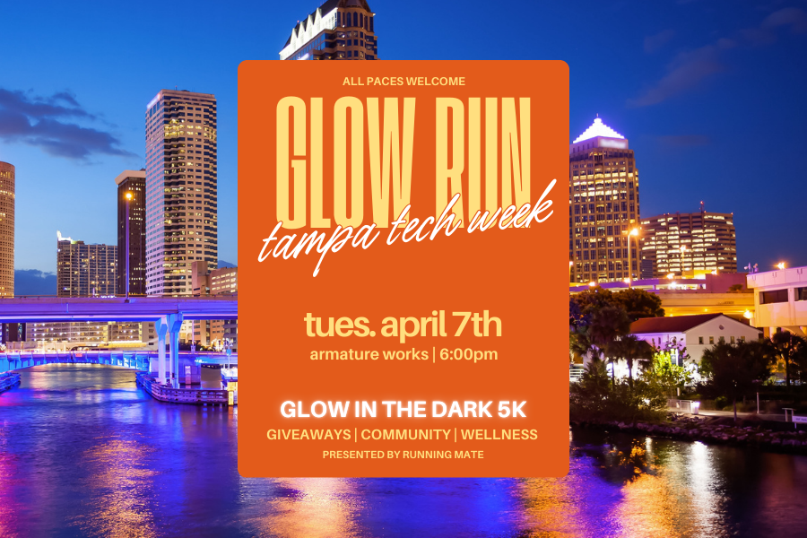 Tampa Tech Week Glow Run