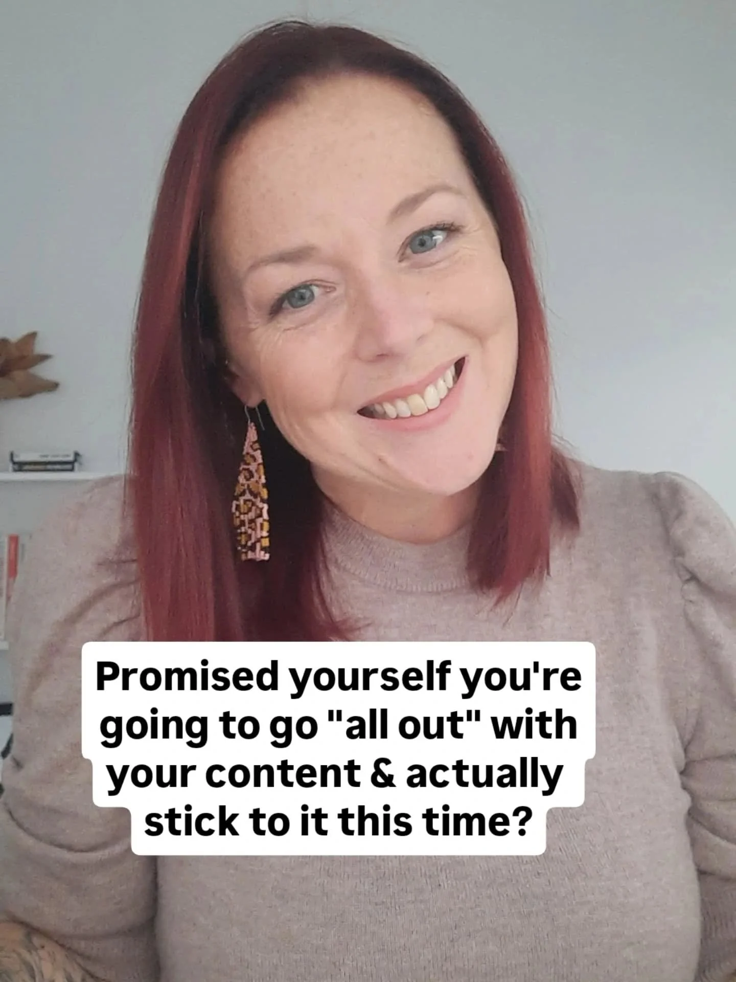 If you&rsquo;ve promised yourself you&rsquo;ll finally get consistent with your content, but there&rsquo;s that annoying little voice saying:

&ldquo;You haven&rsquo;t managed it before, so why would this time be any different?&rdquo; 

Then I&rsquo;