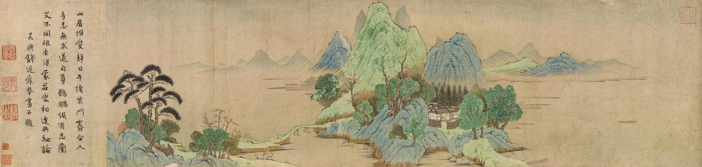 Traditional Chinese Painting of Mountains landscape — Zen Art Gallery