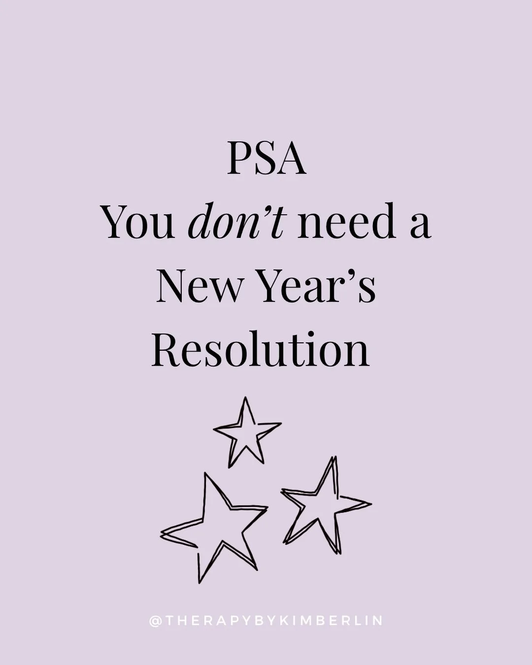 If the New Year makes you feel like you&rsquo;re already behind, this is your reminder: you don&rsquo;t need fixing! 

So many perfectionists turn January into another performance. Starting new habits, new goals, new rules and hoping this will finall