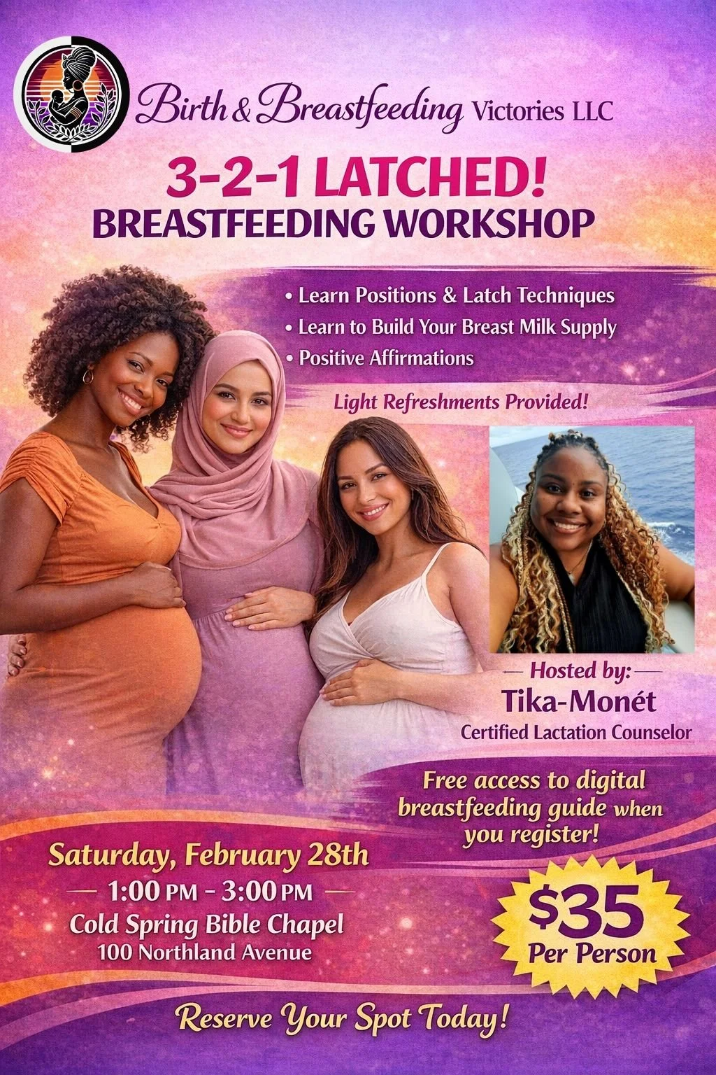 3-2-1 Latched! Breastfeeding Workshop