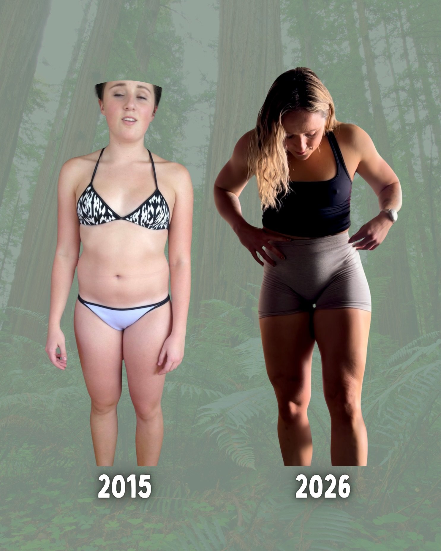 Ahhhh, it&rsquo;s so easy to forget how far I&rsquo;ve come!

I was 130 lbs and wanted to be smaller.

When I started lifting in 2015, I hated my body. I wanted a flat stomach, smaller thighs, and less weight on the scale. I didn&rsquo;t start this j