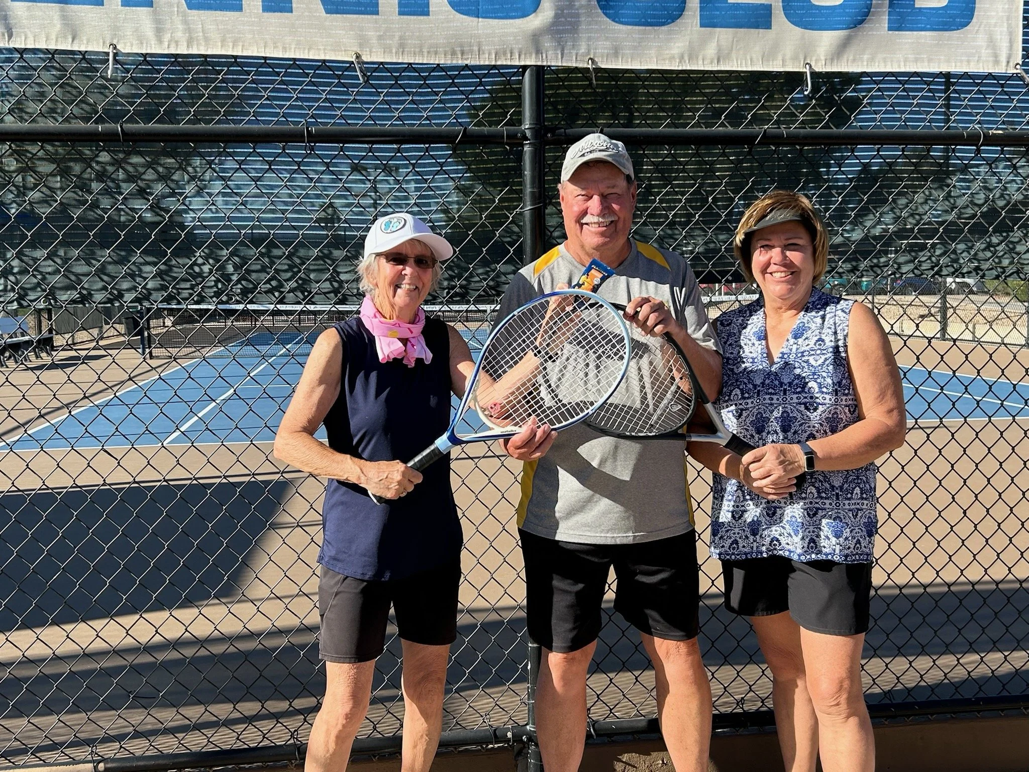 Mixed Peanuts winners Sue, Dick and Mavis