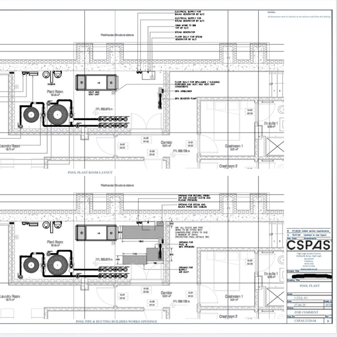 Our team designs every pool with the plant room in mind:

Early planning of the plant room is critical to ensure the pool performs efficiently, safely and reliably for year to come. Thoughtful integration from the outset allows for efficient circulat