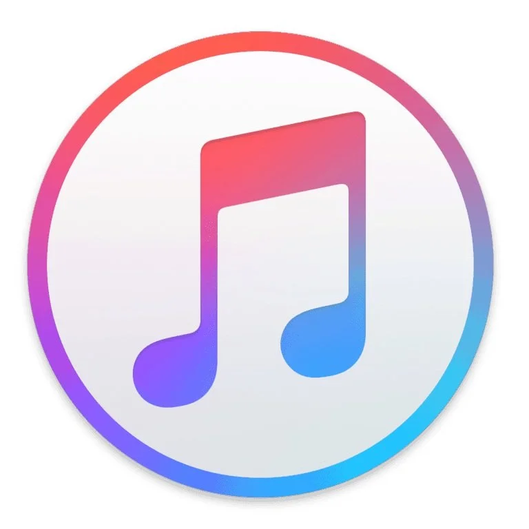 Apple iTunes logo.