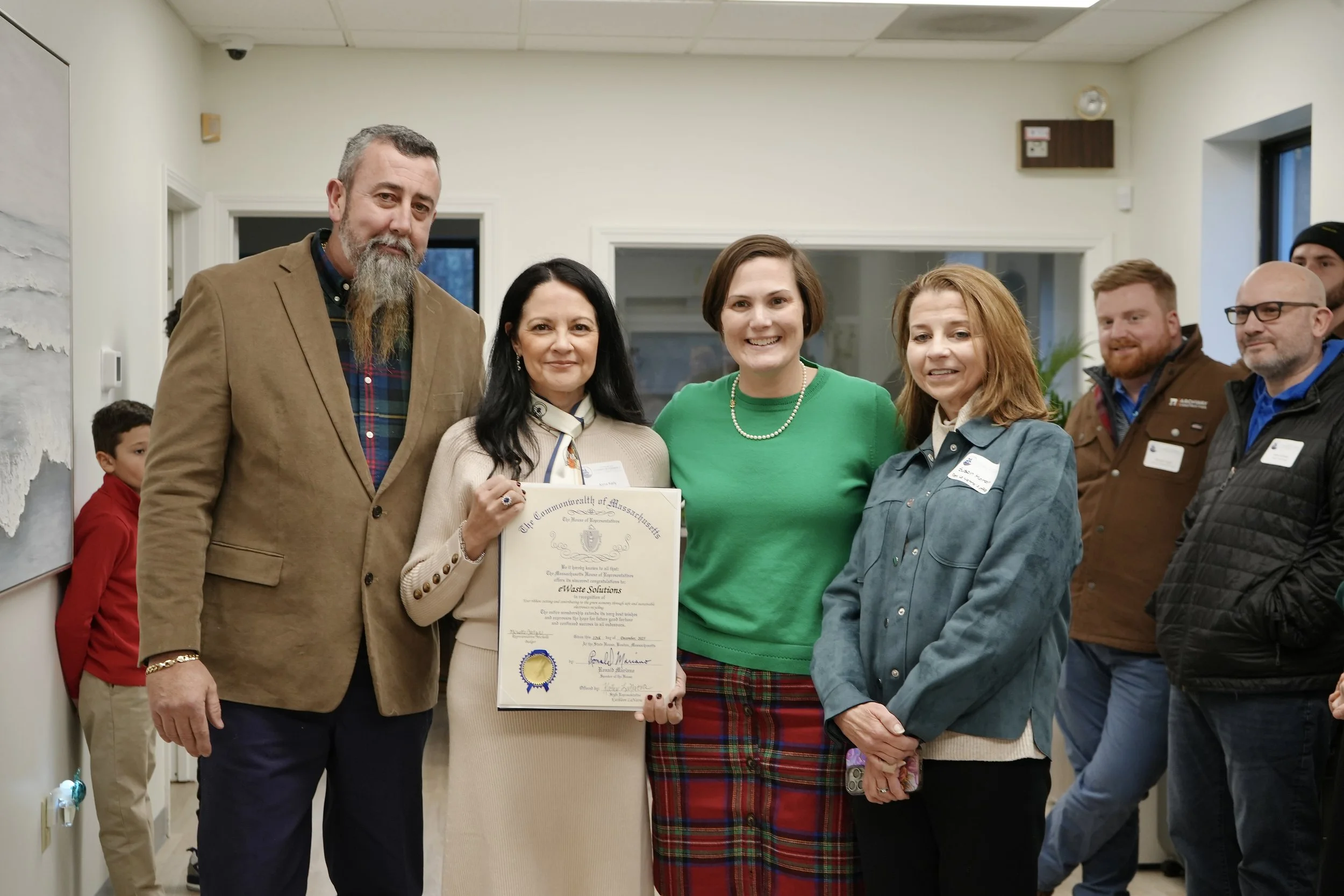 E-Waste Solutions Ribbon Cutting