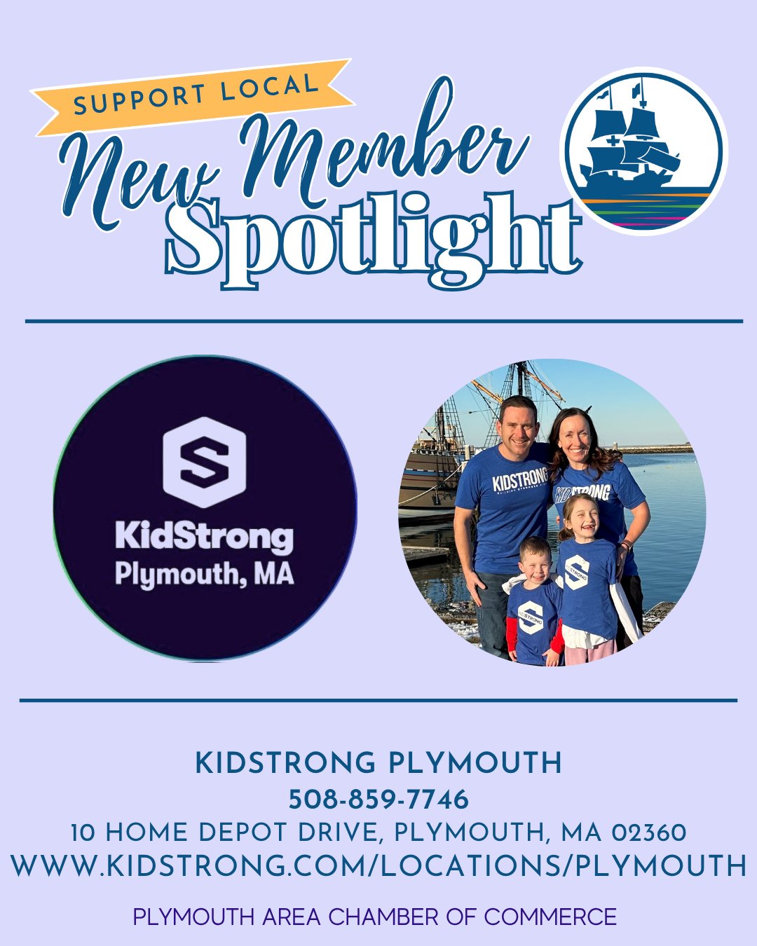This week&rsquo;s Welcome Wednesday goes out to KidStrong Plymouth! 💪🧠 A milestone accelerator for kids, KidStrong helps children build confidence, strength, and leadership skills through science-based training. Let&rsquo;s hear it for strong kids 