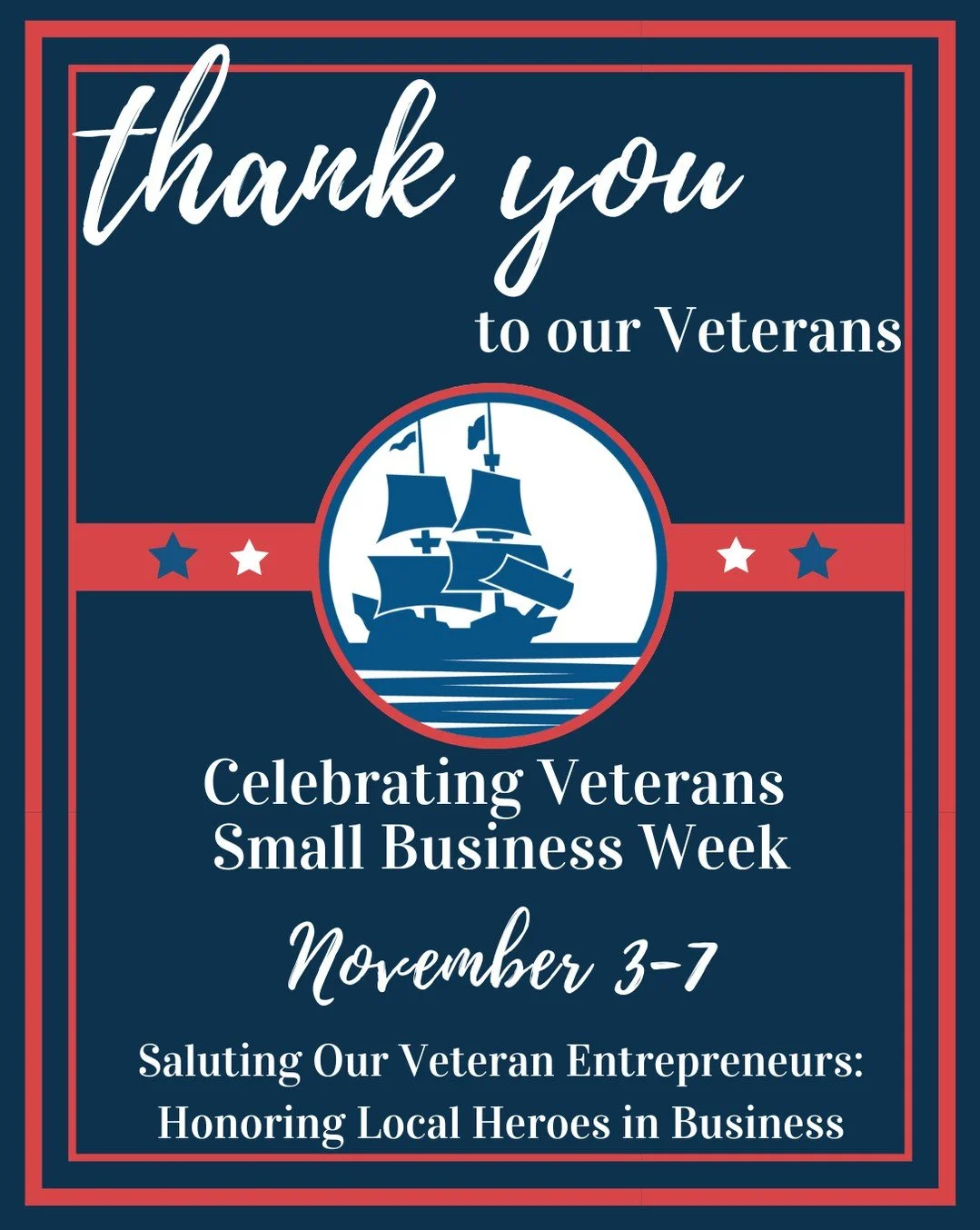 Celebrating Our Veteran Entrepreneurs! 🇺🇸⁠
This Veterans Small Business Week, we&rsquo;re proud to honor the local heroes who serve our community not only in uniform but also in business. Thank you for your leadership, dedication, and the impact yo