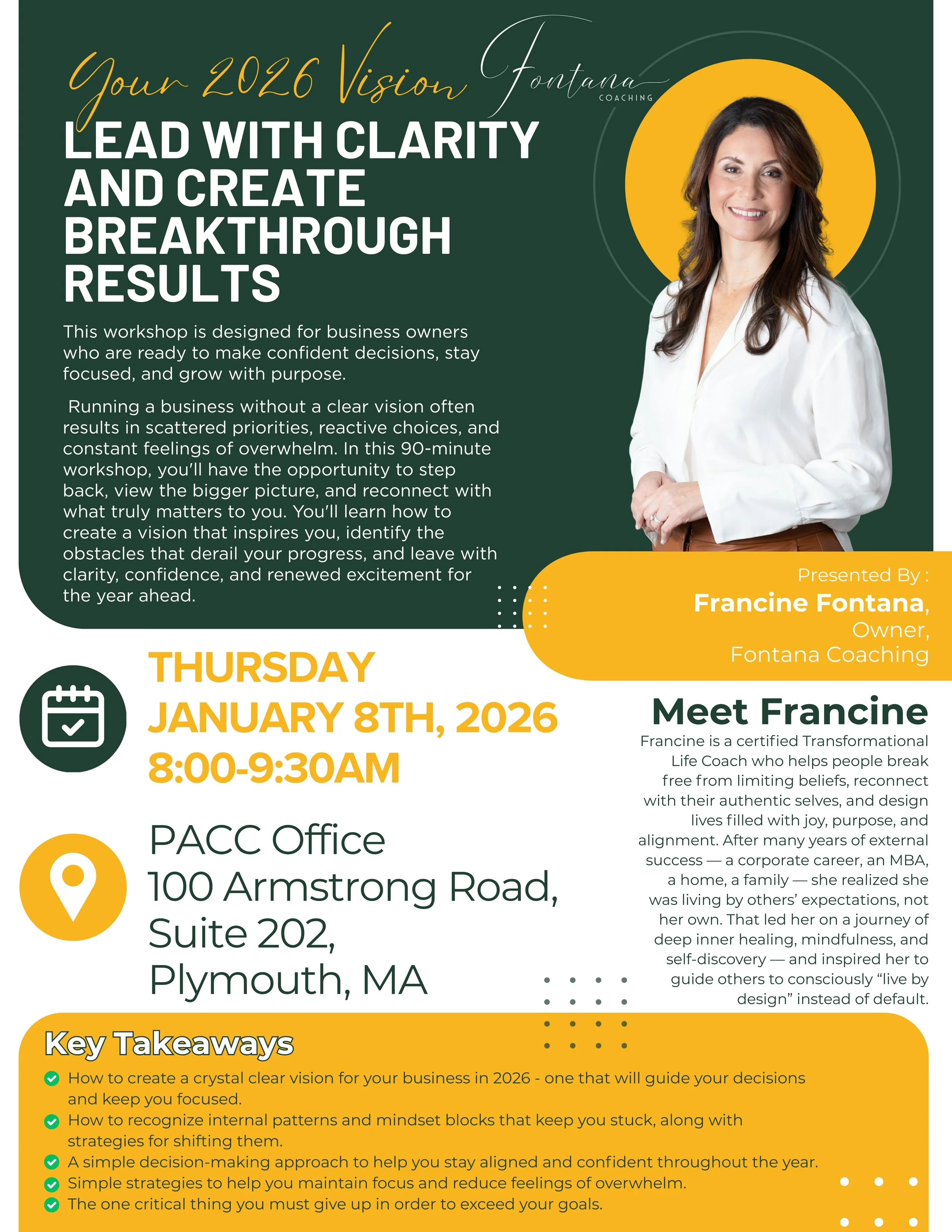 2026 Vision: Lead with Clarity and Create Breakthrough Results