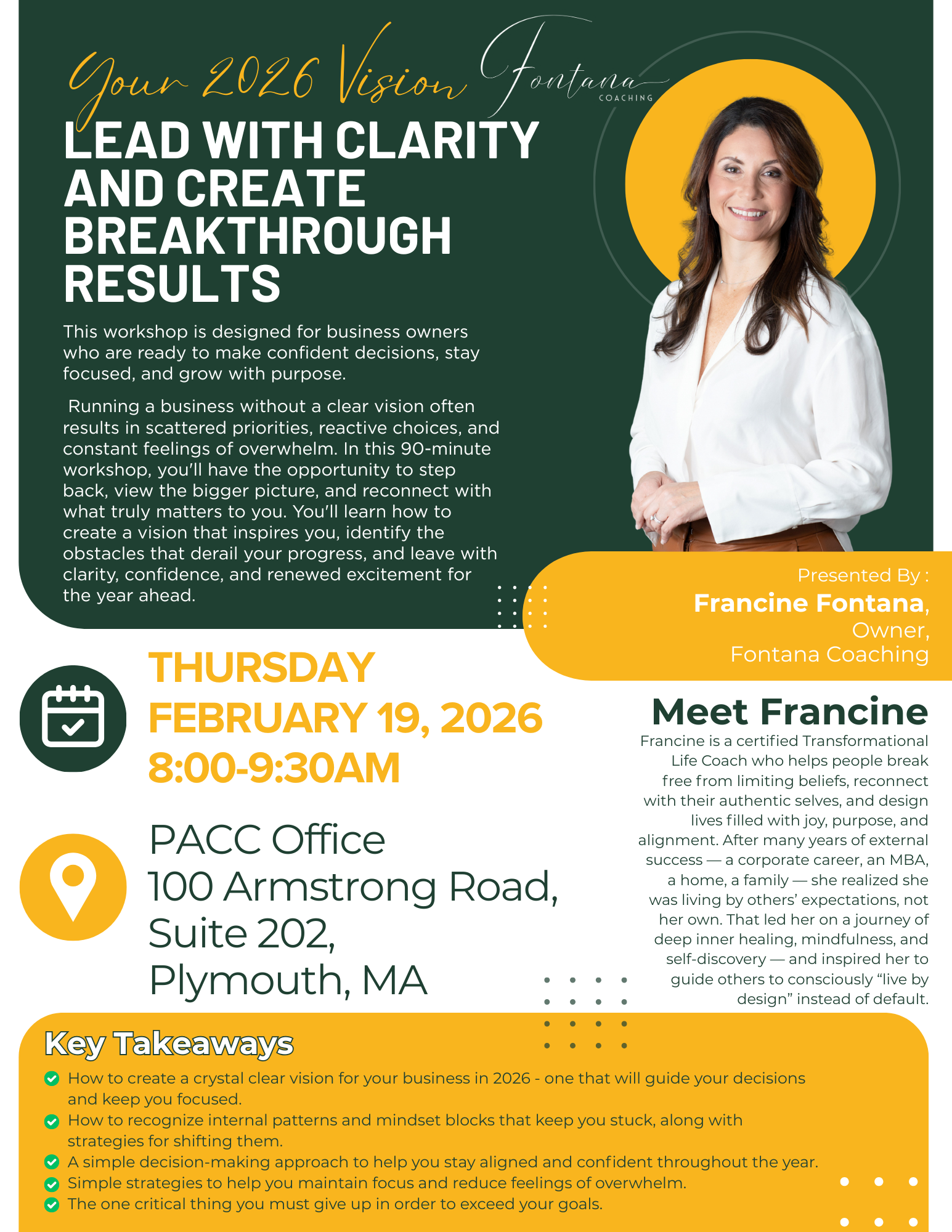 2026 Vision: Lead w/Clarity and Create Breakthrough Results