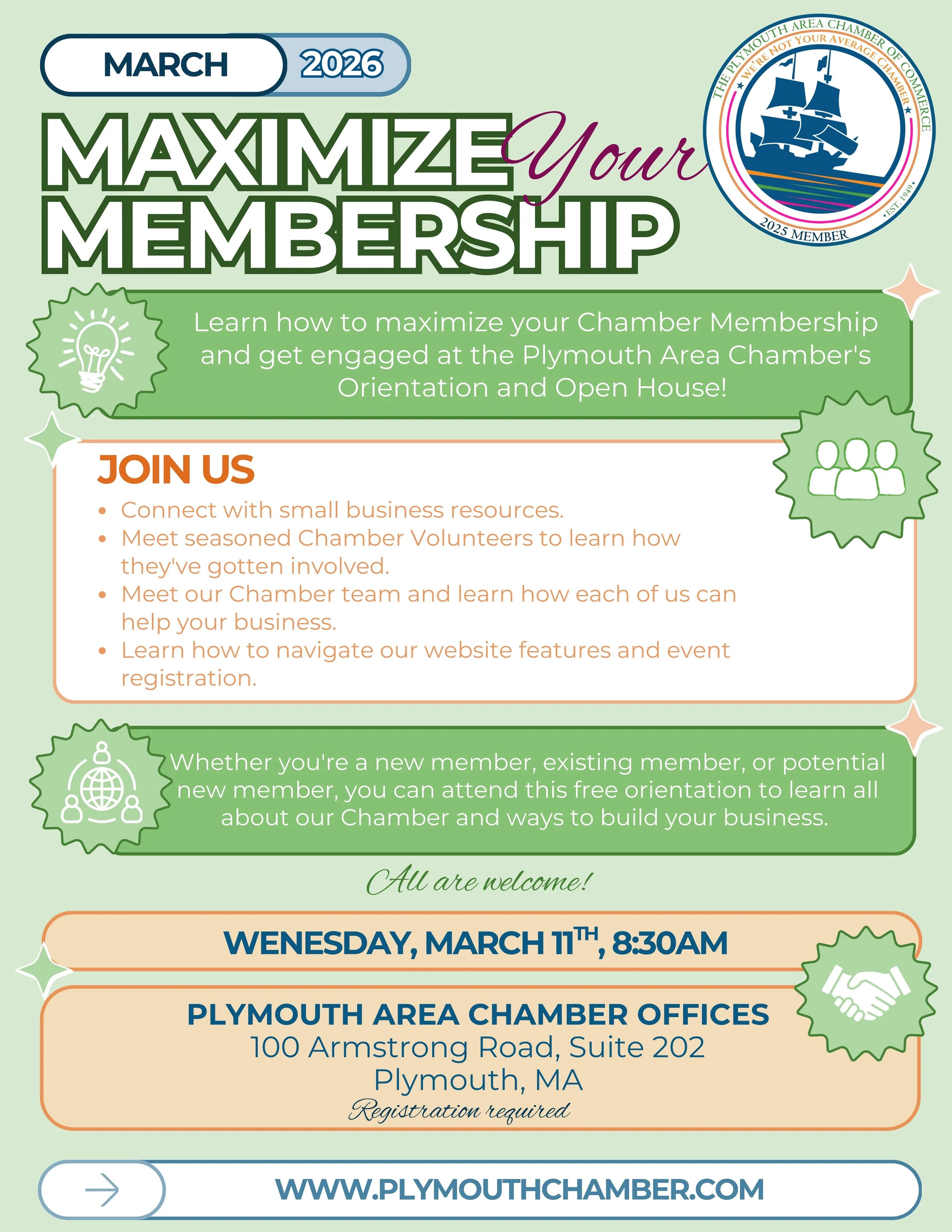 March Maximize Membership Orientation