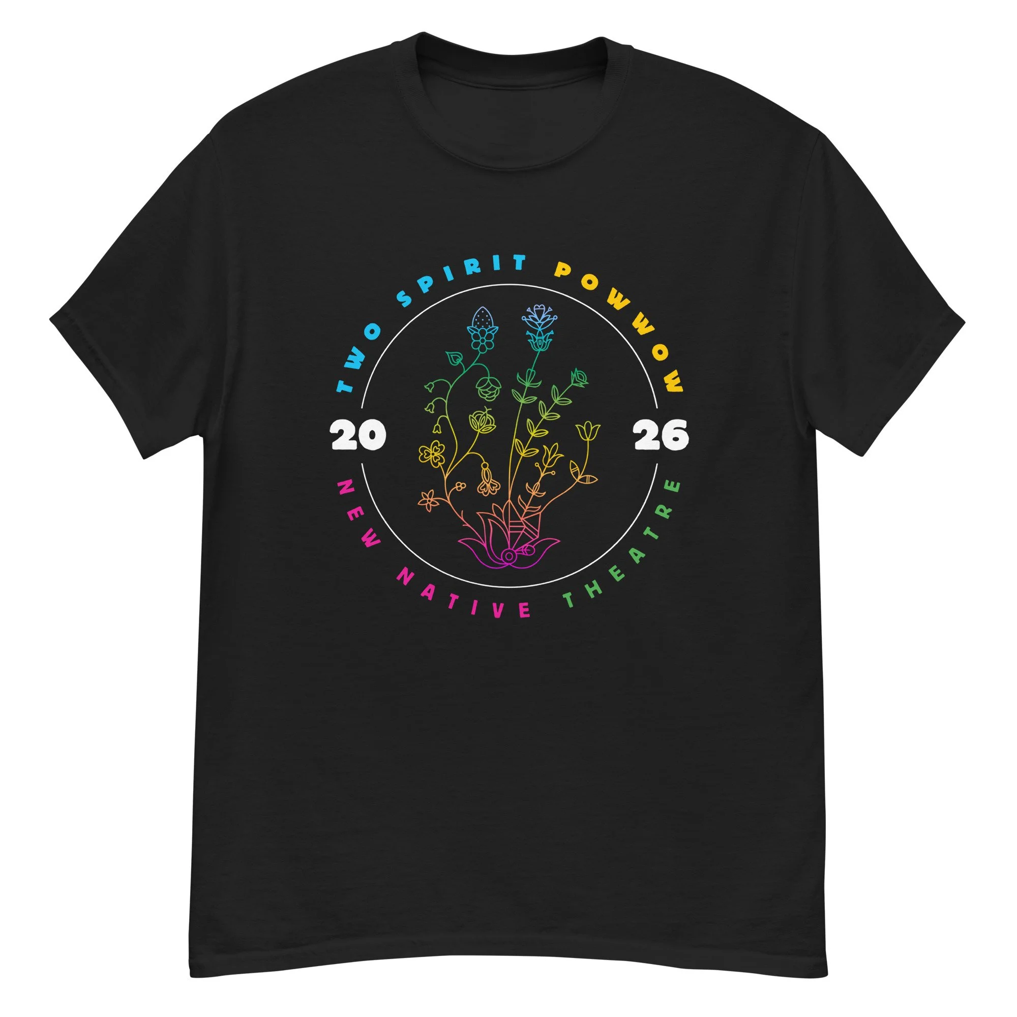 Limited Edition 2026 5th Annual Two Spirit Powwow T-Shirt (Black)