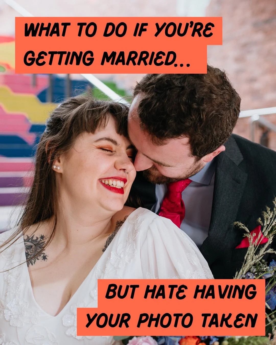 When I was getting married, I was dead nervous about having my photo taken - even after YEARS of photographing couples who felt exactly the same 🥹 what if looked stupid? What if I didn&rsquo;t do &lsquo;the right thing&rsquo;? What if my photographe