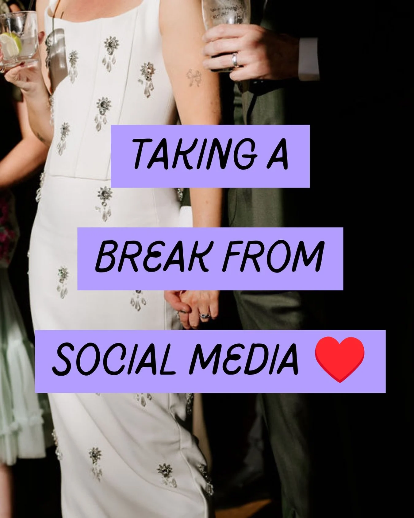 Hello gorgeous humans! I will be taking a break from social media for a while, maybe a little while, maybe a long while! There&rsquo;s a lot going on in my personal life at the moment and I&rsquo;m working to reduce noise and stress where possible so