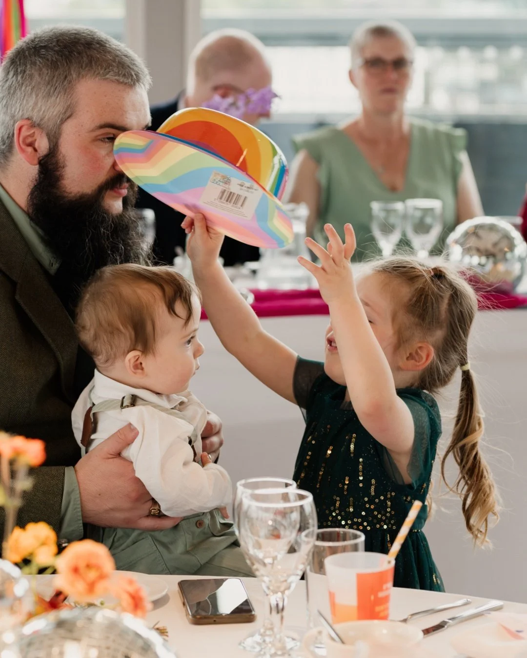 Kids at weddings have their own itinerary, and let's face it - it rarely matches yours!

You might be exchanging vows. They might have spotted a very interesting bird. Both big events, apparently.

I love photographing kids being completely themselve