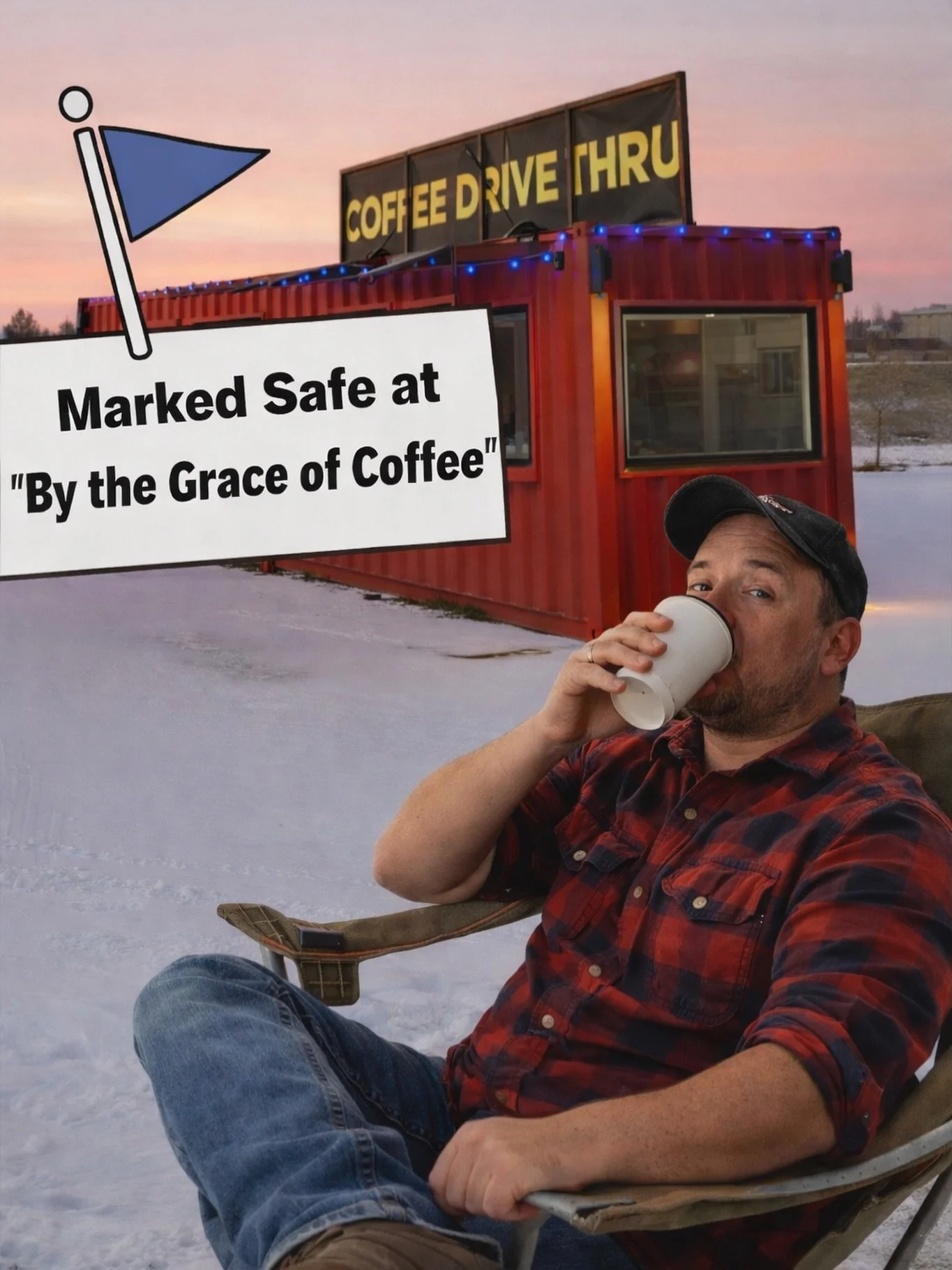 Risked frostbite. Survived. Marked safe at By the Grace of Coffee. ❄️☕️ 

Post your best snow pic from this week in the comments below! 👇