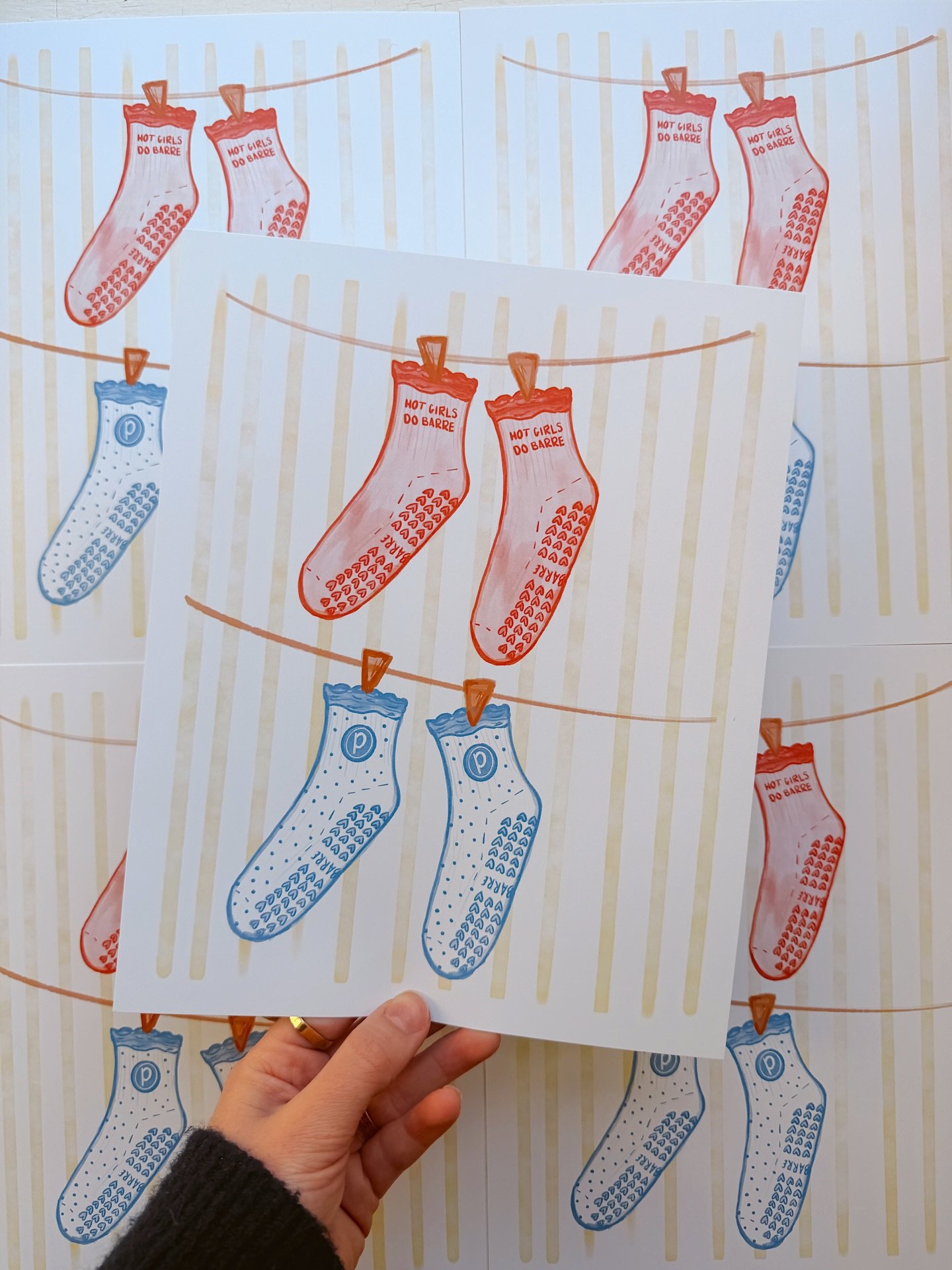 a peek at something CUTE coming with me to @purebarrehattiesburg this wknd 🤭✨💌
I&rsquo;ll be set up during the 8:30&ndash;10:30 classes for Spring &amp; Spritz this Saturday! Come shop and grab a print, sticker, or greeting card after your workout?