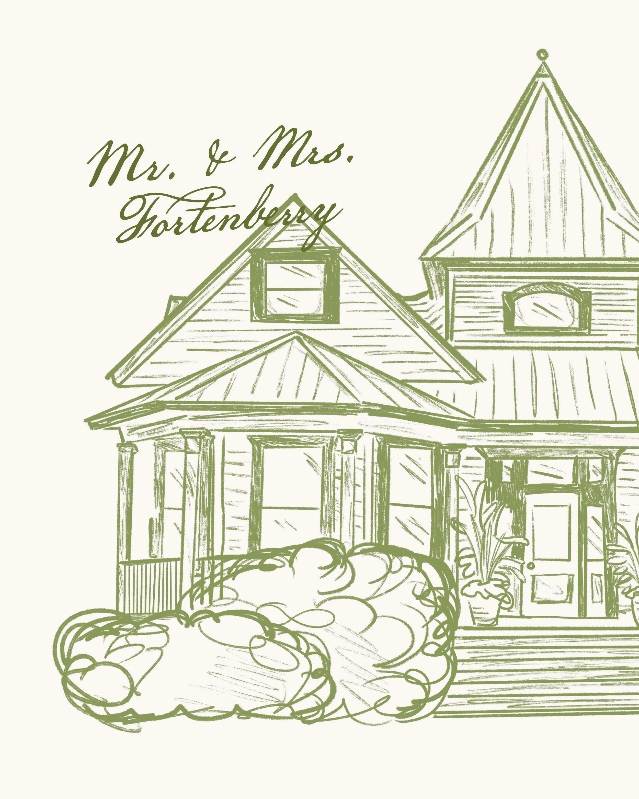 Wedding venue illustrations have become one of my most popular commission requests this year, and I couldn&rsquo;t love it more💒 💍 ✨

Sharing a few of these special pieces on their own before I show the invitation suites they belong to 🤍