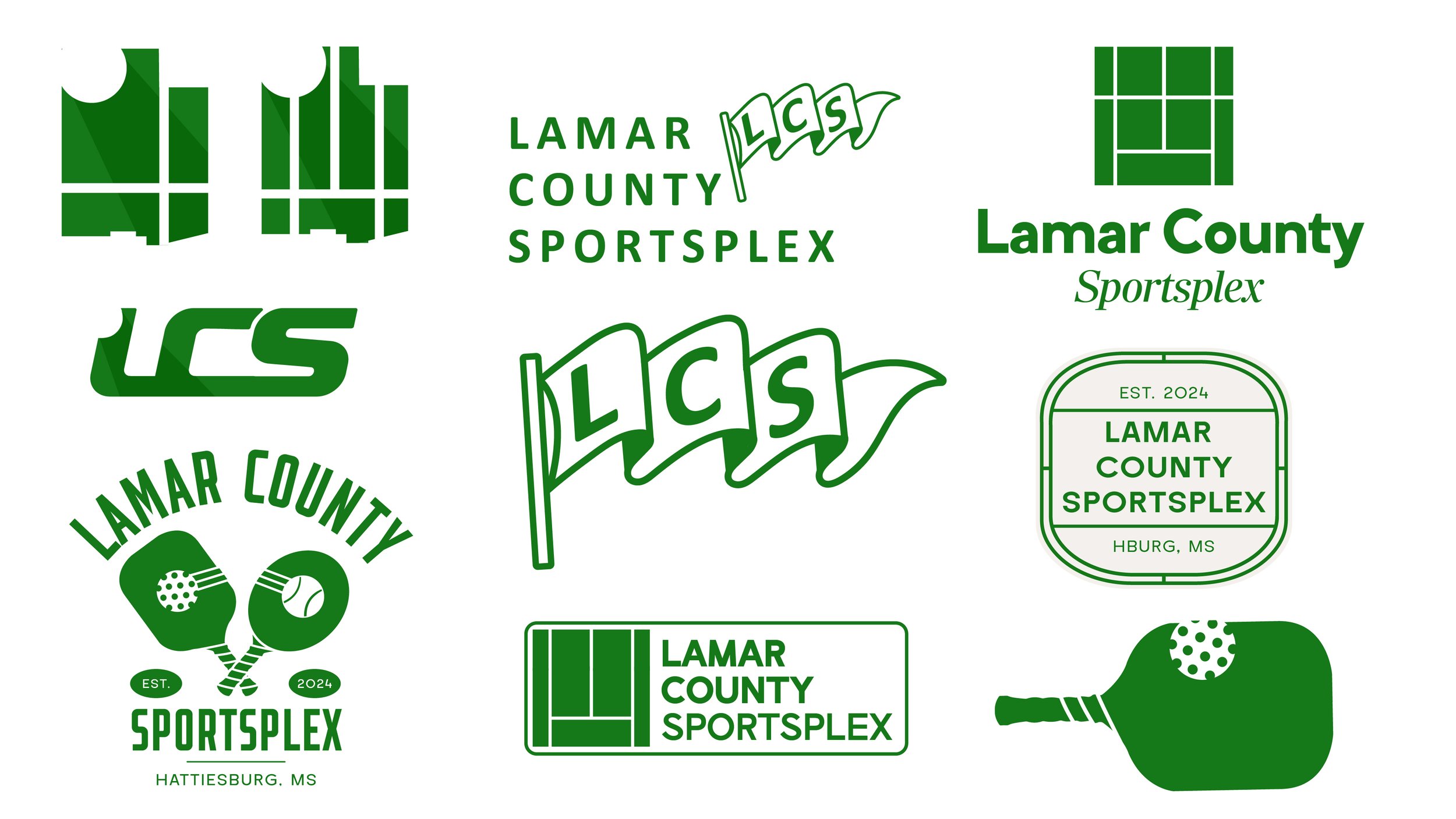 Initial logo and type drafts