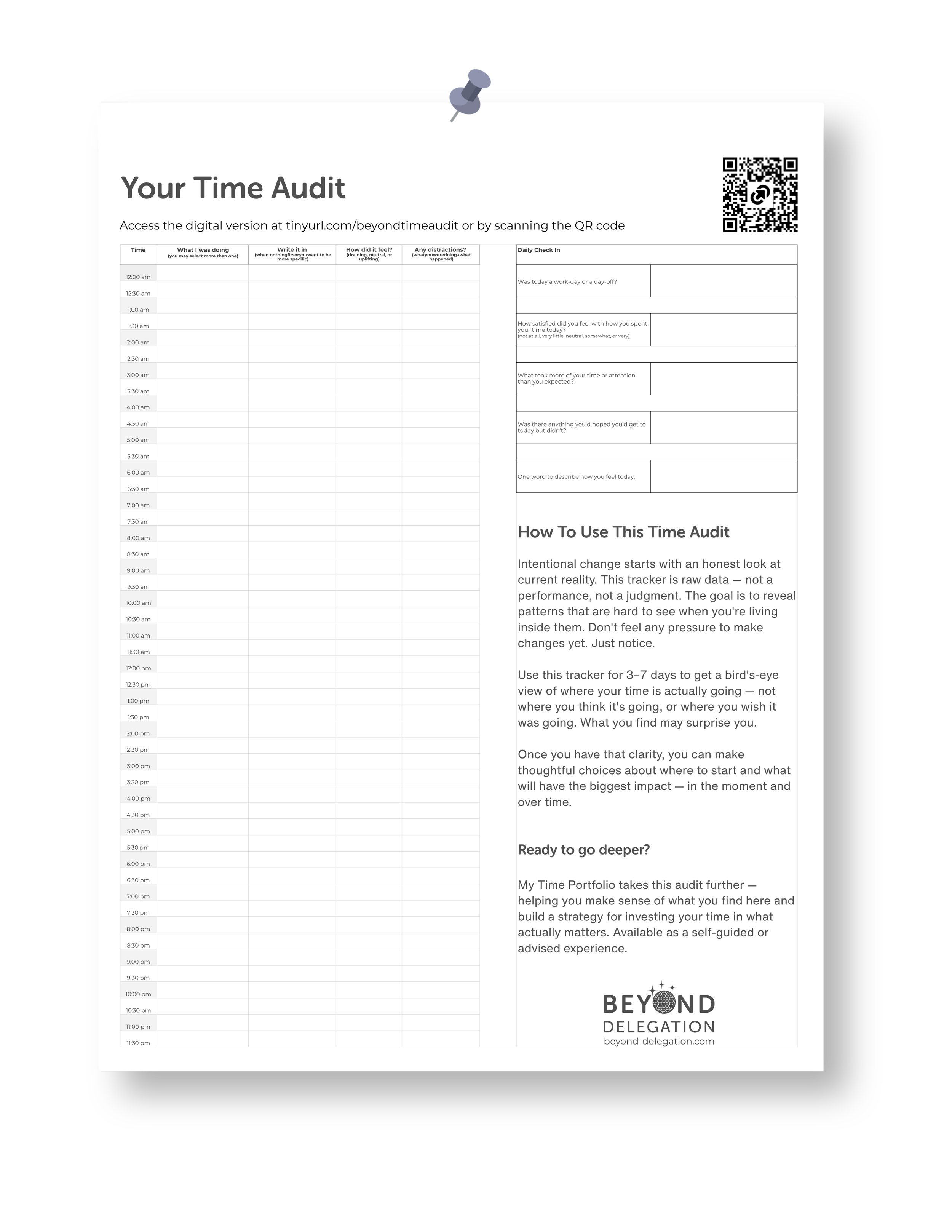 Your Time Audit