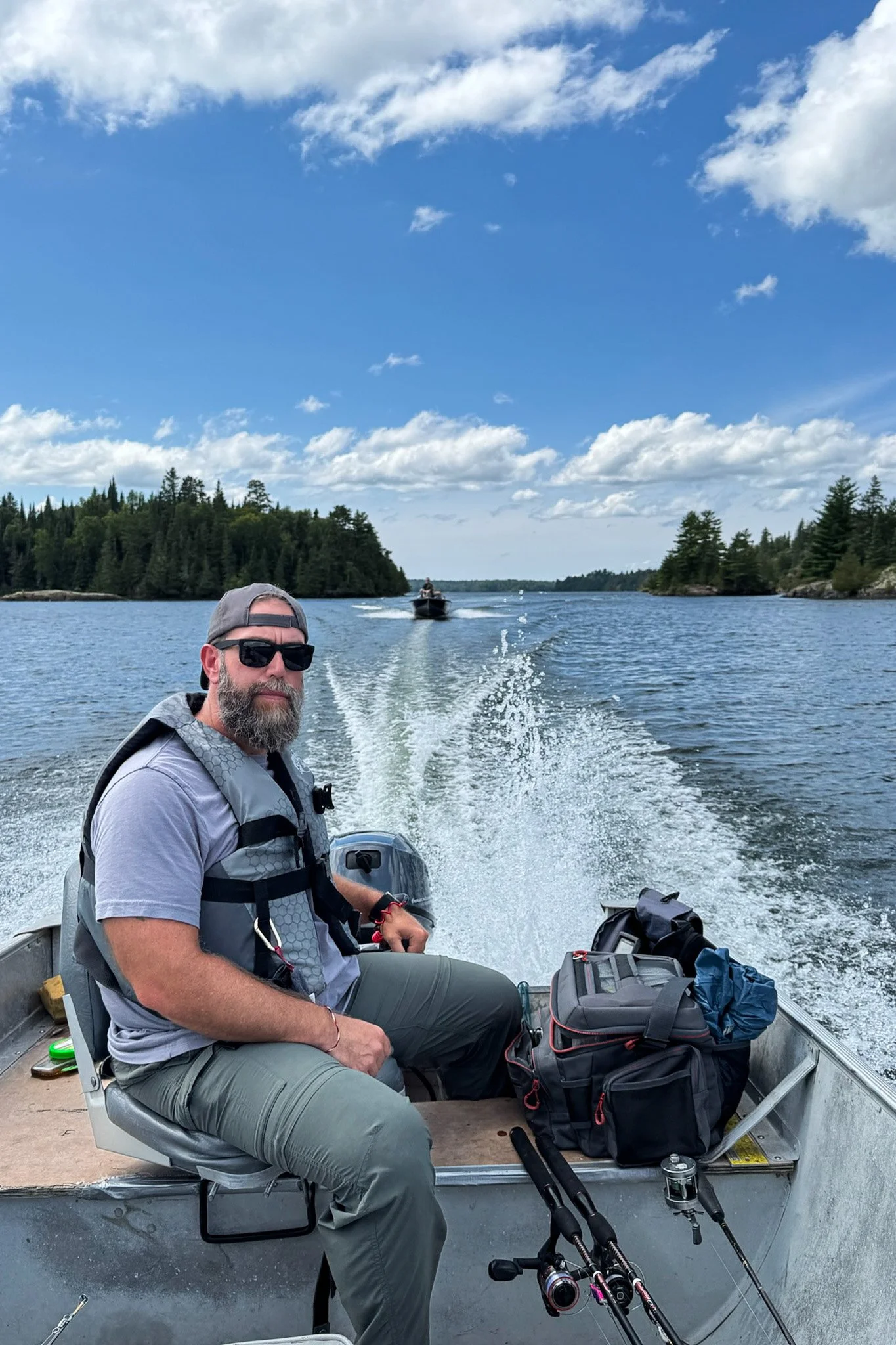 Ripping back to camp for the final time